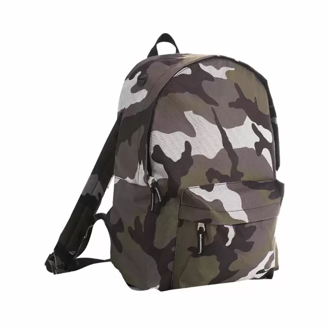 SAC A DOS PERSONNALISABLE EN POLYESTER 'RIDER' - camo vert