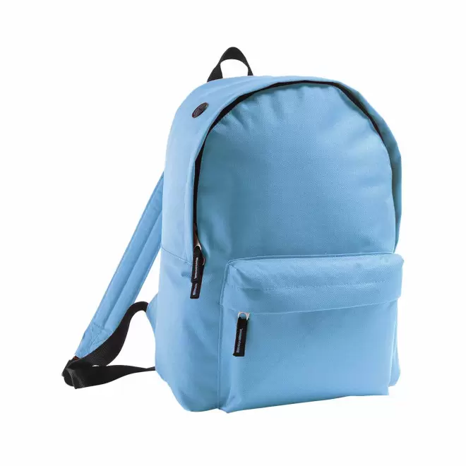 SAC A DOS PERSONNALISABLE EN POLYESTER 'RIDER' - bleu ciel