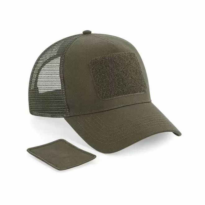 CASQUETTE FILET PERSONNALISABLE 'HASTO' - vert militaire