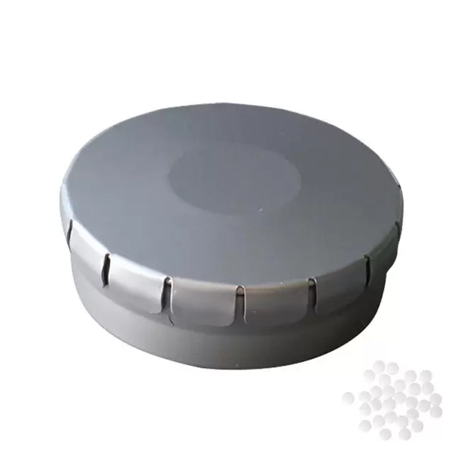 EXPRESS 48H - BOITE A BONBONS BIO 'CLIC CLAC' - argenté