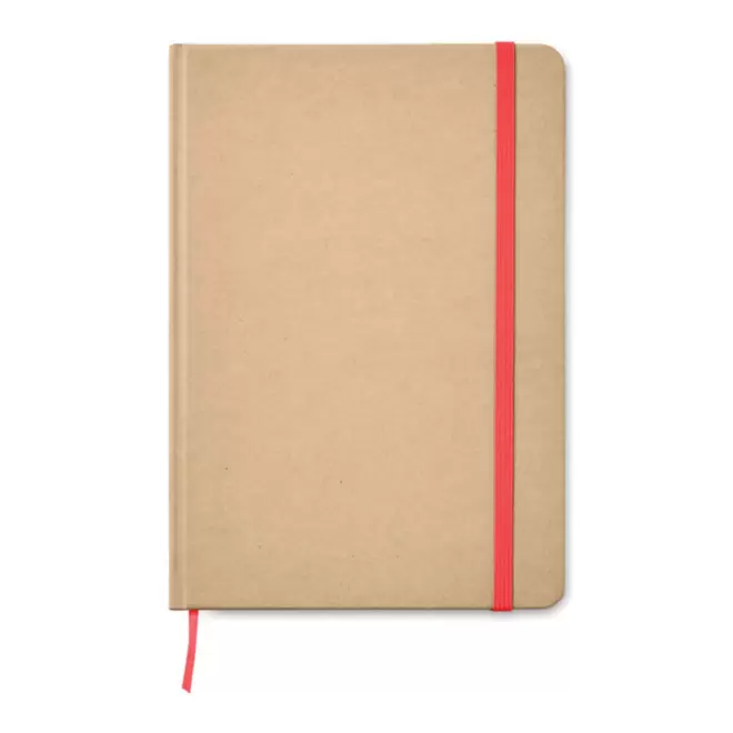 RAPIDE 4J - CARNET RECYCLE A5 LIGNE PERSONNALISABLE 'HORUS'  - rouge