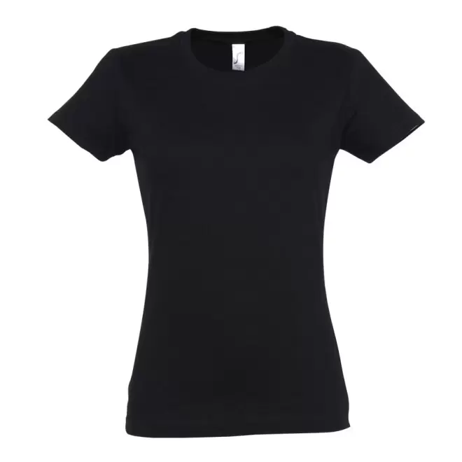 TEE-SHIRT COULEUR FEMME 'IMPERIAL' 190 GR/M² - noir