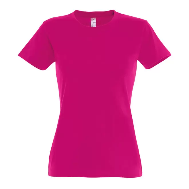 TEE-SHIRT COULEUR FEMME 'IMPERIAL' 190 GR/M² - fuchsia