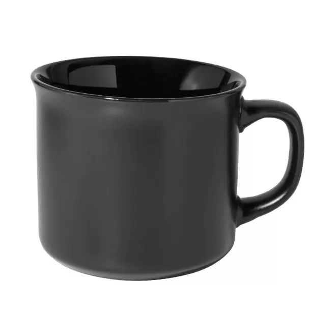 MUG EN CERAMIQUE 300ML PERSONNALISABLE 'BROBY COLOR' - noir