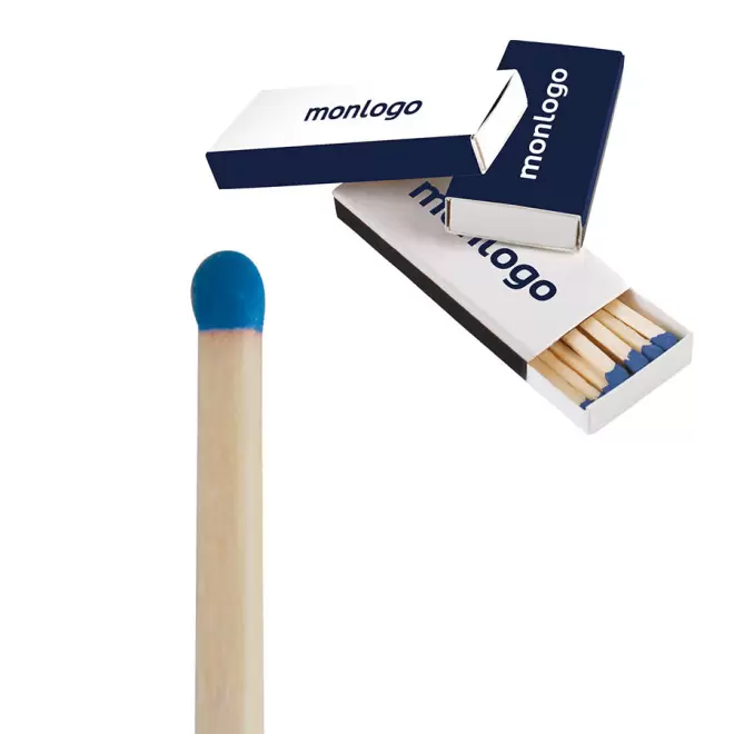 BOITE D'ALLUMETTES PUBLICITAIRE 'ETNA' - tête bleue