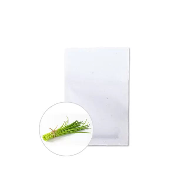 SACHET DE GRAINES PERSONNALISABLE  ZERO PLASTIQUE 'RECOLTI' - ciboulette