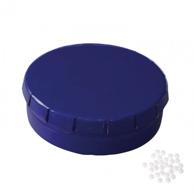 EXPRESS 48H - BOÎTE À BONBONS PUBLICITAIRE 'CLIC CLAC' - bleu foncé mat