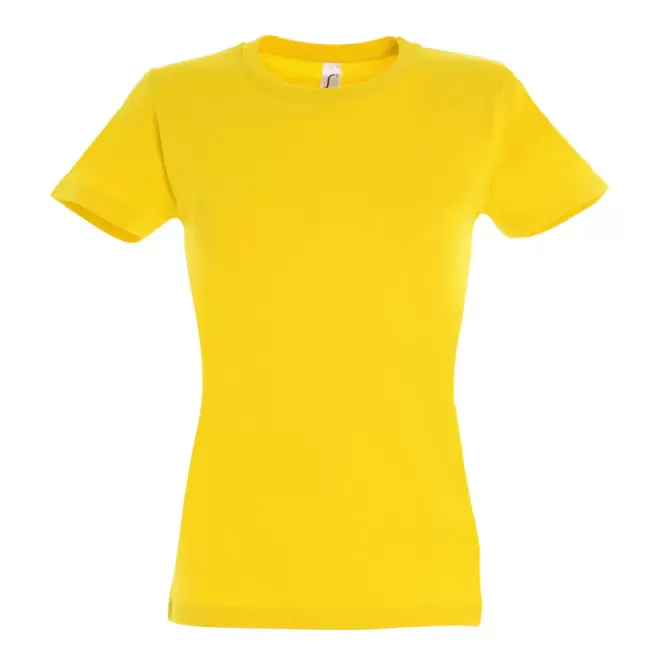 TEE-SHIRT COULEUR FEMME 'IMPERIAL' 190 GR/M² - jaune