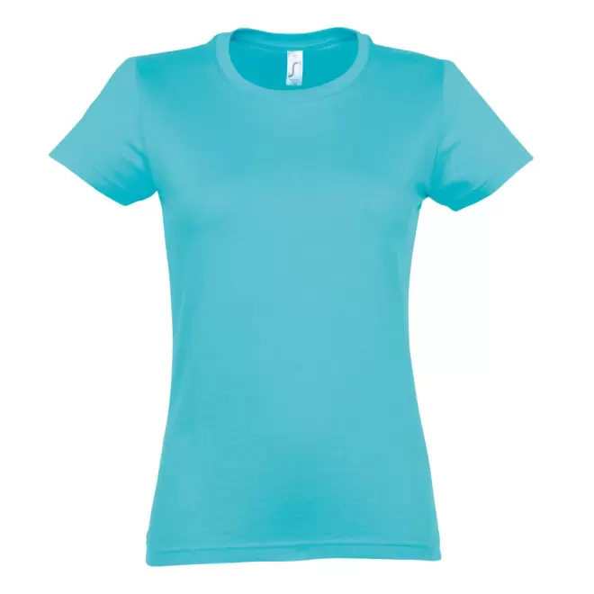 TEE-SHIRT COULEUR FEMME 'IMPERIAL' 190 GR/M² - bleu atoll