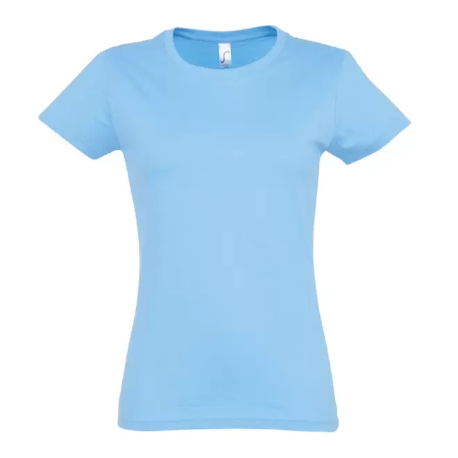 TEE-SHIRT COULEUR FEMME 'IMPERIAL' 190 GR/M² - bleu ciel