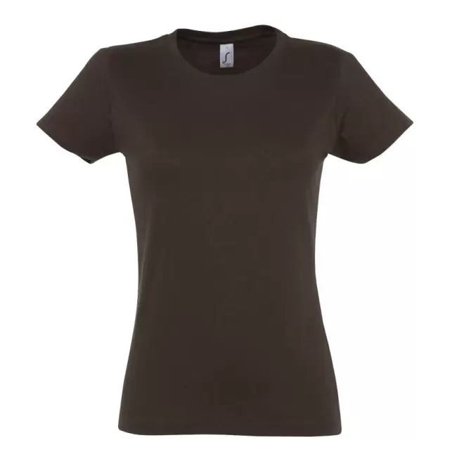 TEE-SHIRT COULEUR FEMME 'IMPERIAL' 190 GR/M² - chocolat