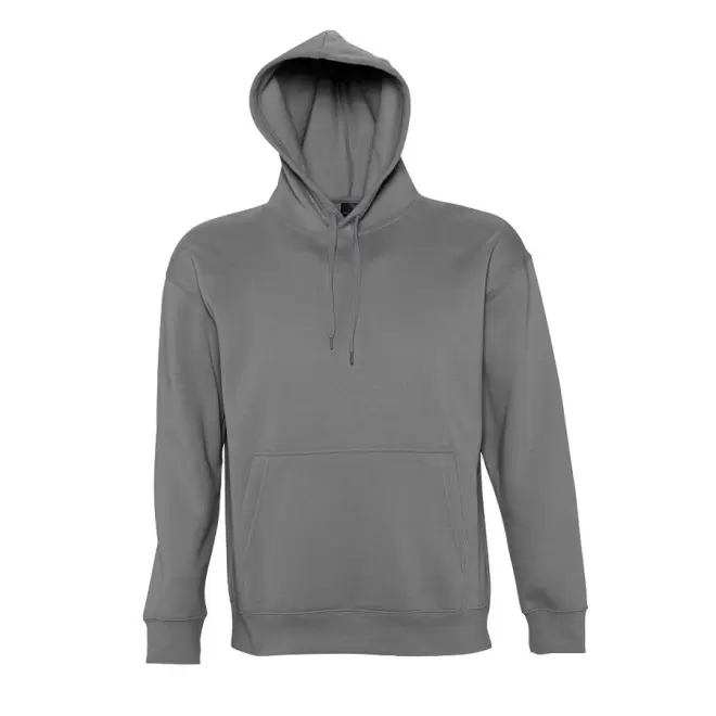 SWEAT-SHIRT PERSONNALISÉ MIXTE CAPUCHE 'SLAM' 320 GR/M² - gris foncé