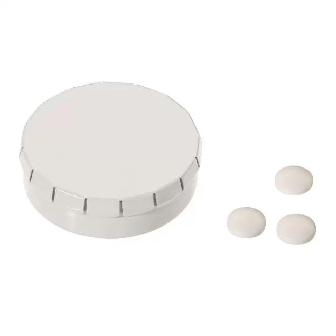 RAPIDE 4J - BOÎTE BONBONS MENTHE PERSONNALISABLE 'CLIC CLAC EUROPE'  - blanc