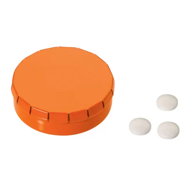 RAPIDE 4J - BOÎTE BONBONS MENTHE PERSONNALISABLE 'CLIC CLAC EUROPE'  - orange