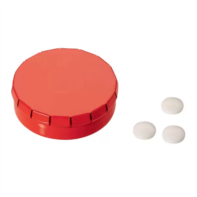 RAPIDE 4J - BOÎTE BONBONS MENTHE PERSONNALISABLE 'CLIC CLAC EUROPE'  - rouge