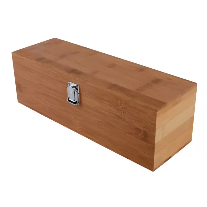 COFFRET A VIN PERSONNALISÉ EN BAMBOU 'HOKKAIDO' - bambou