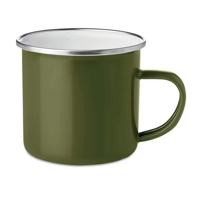 RAPIDE 4J - MUG PUBLICITAIRE EN MÉTAL ÉMAILLÉ 'RANIA' - vert
