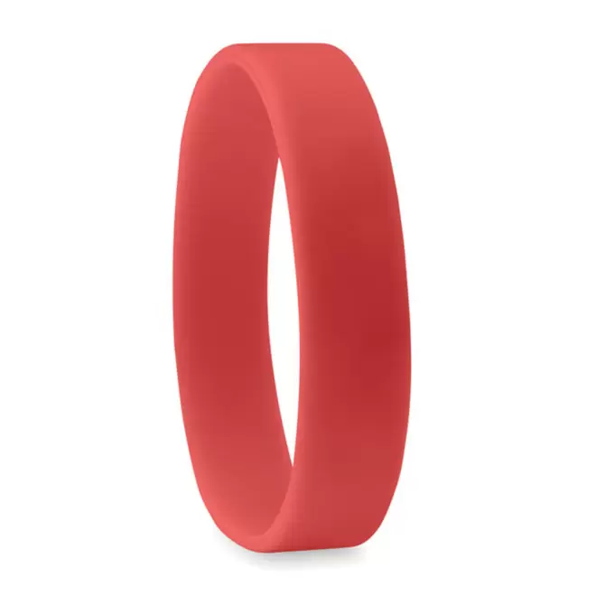RAPIDE 4J - BRACELET PERSONNALISABLE SILICONE 'FESTIVAL' - rouge