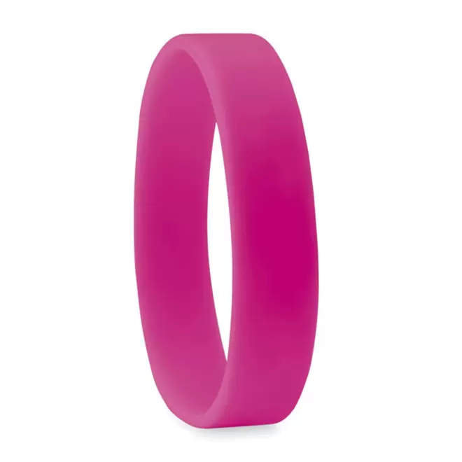 RAPIDE 4J - BRACELET PERSONNALISABLE SILICONE 'FESTIVAL' - fuchsia