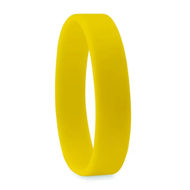 RAPIDE 4J - BRACELET PERSONNALISABLE SILICONE 'FESTIVAL' - jaune