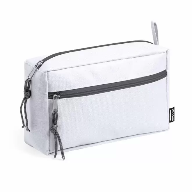 TROUSSE MULTIFONCTIONS PERSONNALISABLE EN RPET 'BELSY' - blanc