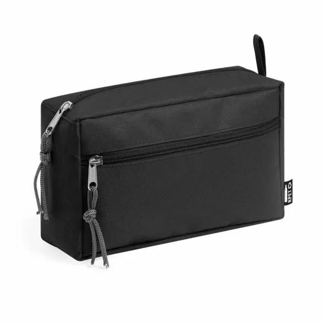 TROUSSE MULTIFONCTIONS PERSONNALISABLE EN RPET 'BELSY' - noir