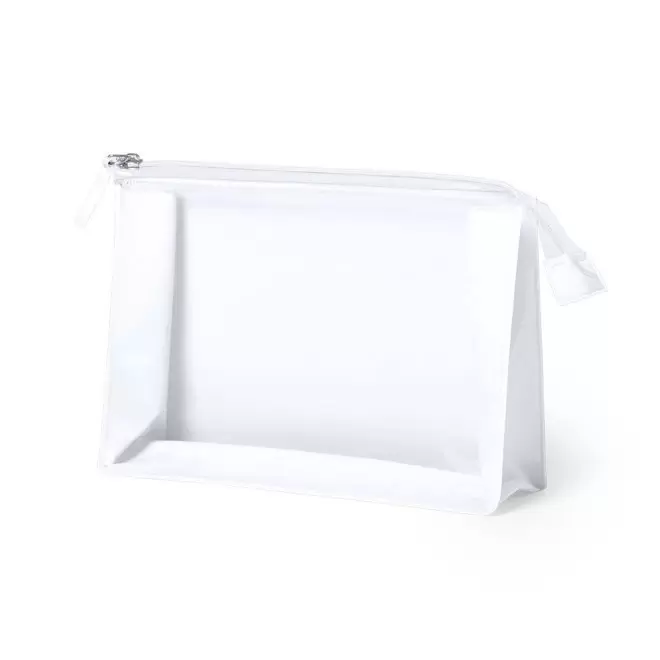 TROUSSE DE TOILETTE PERSONNALISABLE 'AHO' - blanc