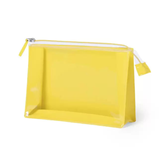 TROUSSE DE TOILETTE PERSONNALISABLE 'AHO' - jaune