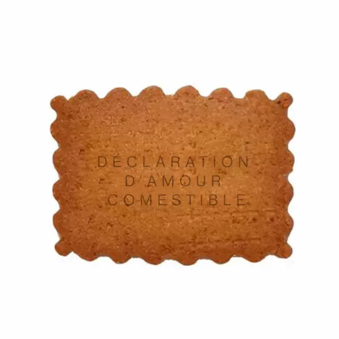 BISCUIT PERSONNALISABLE 'LOVELY HAPPY WORK'  - épices