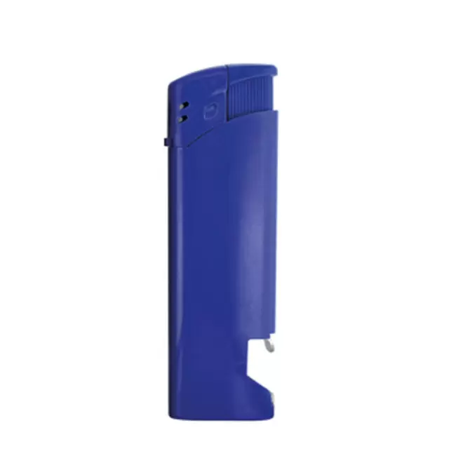BRIQUET PUBLICITAIRE RECHARGEABLE DECAPSULEUR PIEZO 'SETH' - bleu