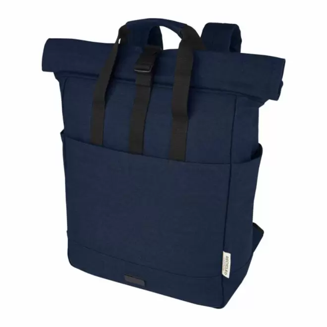 SAC A DOS ORDINATEUR PERSONNALISABLE 15" 'KANE BACK' - bleu marine