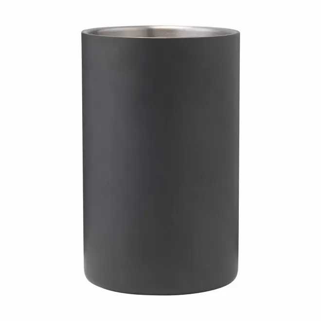 SEAU A GLACE PERSONNALISABLE EN ACIER RECYCLE 'STEELCOL'  - noir