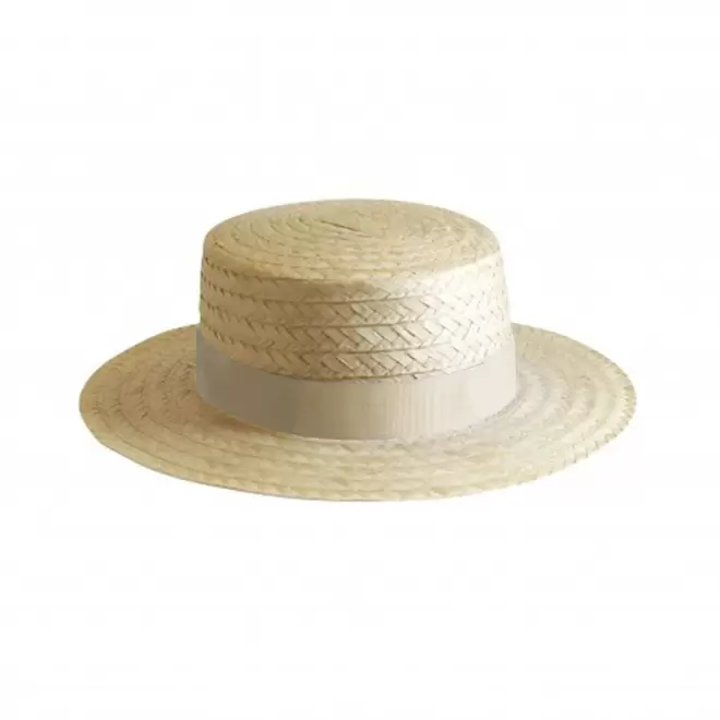CHAPEAU CANOTIER PERSONNALISABLE 'CANOTA EU' - beige
