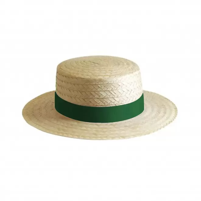CHAPEAU CANOTIER PERSONNALISABLE 'CANOTA EU' - vert