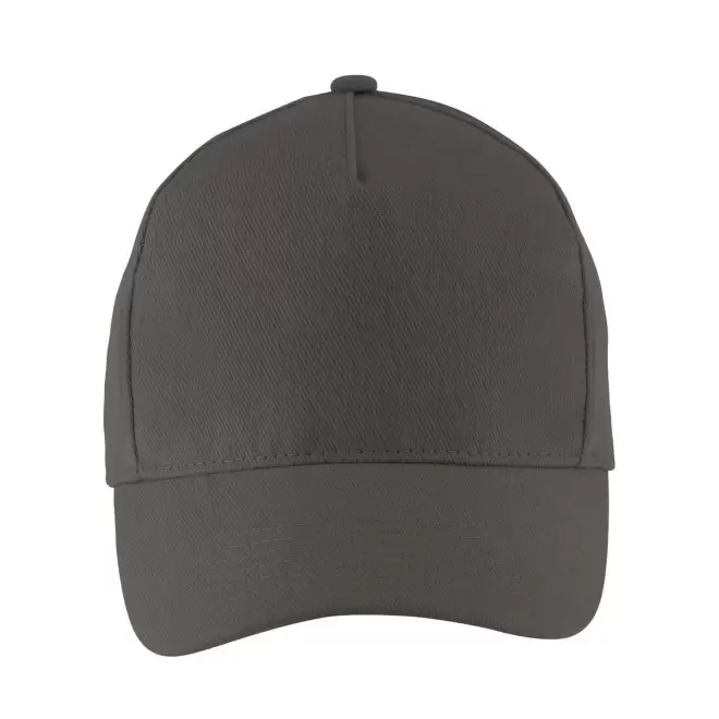 CASQUETTE PERSONNALISEE 'LONG BEACH' 260 GR/M² - gris carbone