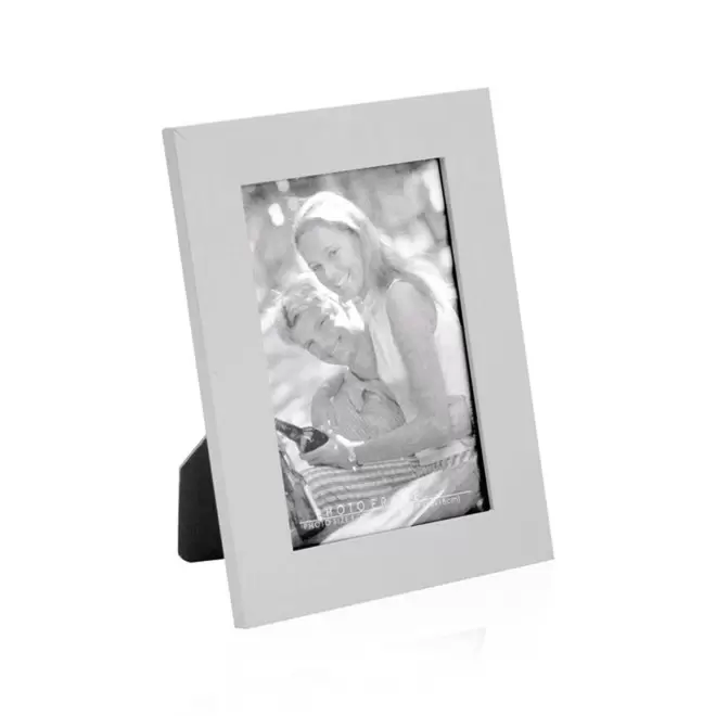 CADRE PHOTO PERSONNALISABLE 'KERA' - blanc