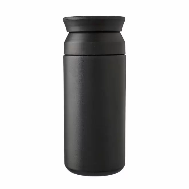 MUG ISOTHERME PERSONNALISABLE EN ACIER 350ML 'GWENO' - noir
