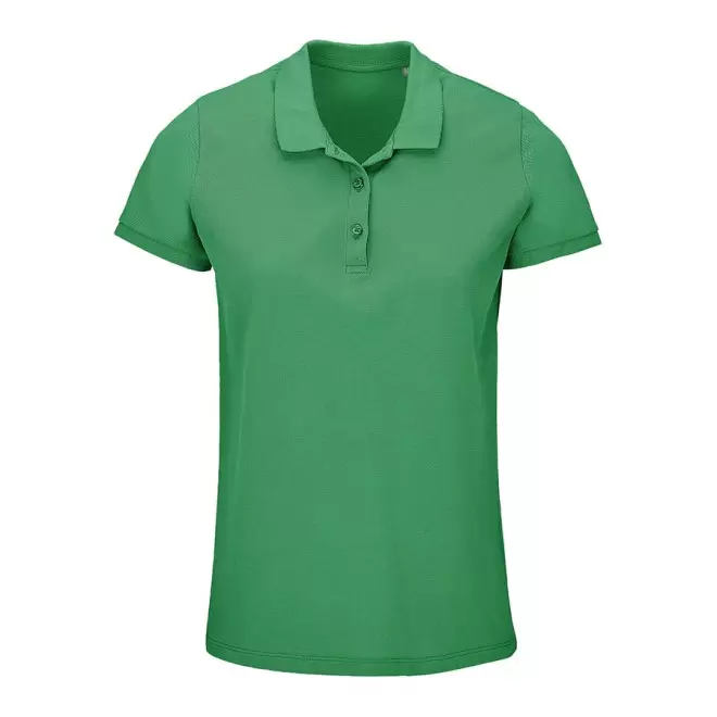 POLO PUBLICITAIRE FEMME BIO 'PLANET' COULEUR 170 GR/M² - vert printemps