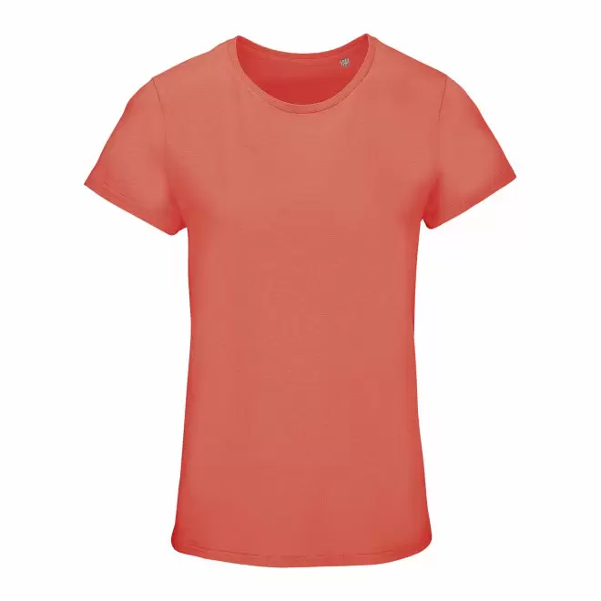 TEE-SHIRT PERSONNALISABLE FEMME 'CRUSADER' 150 GR/M² - orange pop