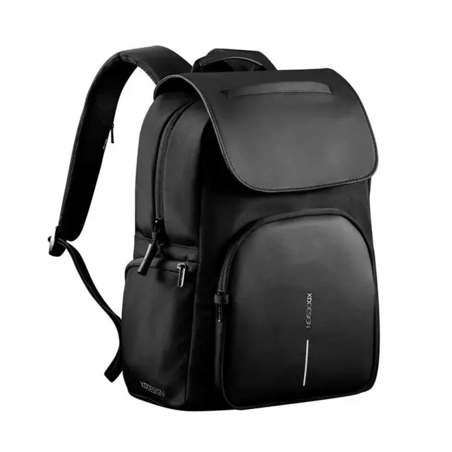 SAC A DOS SOUPLE PERSONNALISABLE 'SIBEL' - noir