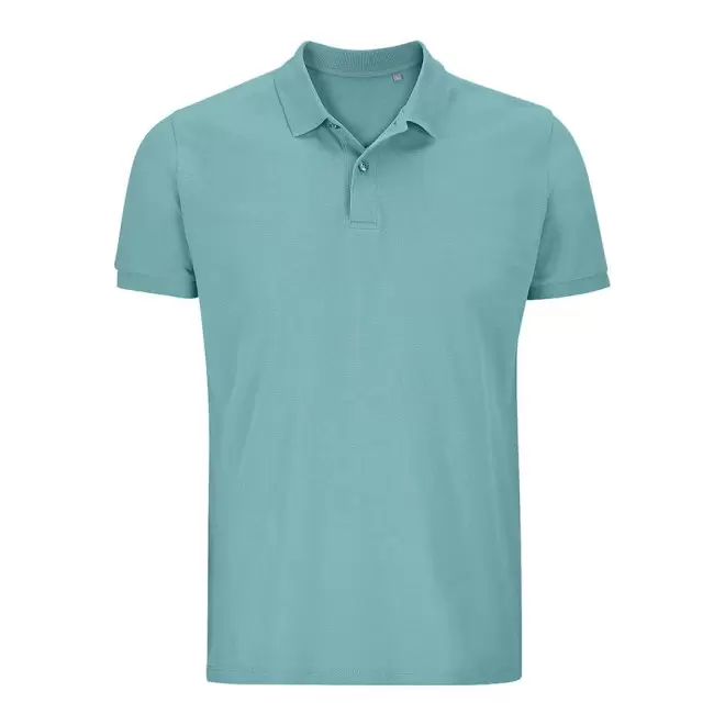 POLO PUBLICITAIRE HOMME 'PLANET' COULEUR 170 GR/M² - bleu piscine