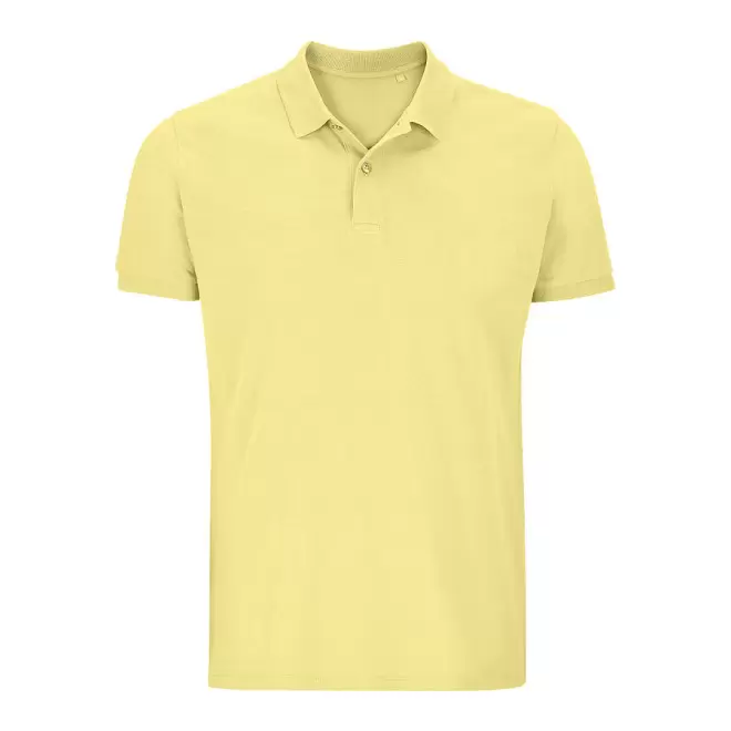 POLO PUBLICITAIRE HOMME 'PLANET' COULEUR 170 GR/M² - jaune clair