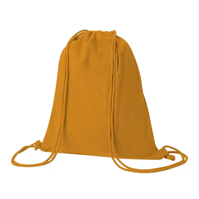 SAC A DOS PERSONNALISABLE EFFET VELOURS 'ZURI' - jaune moutarde