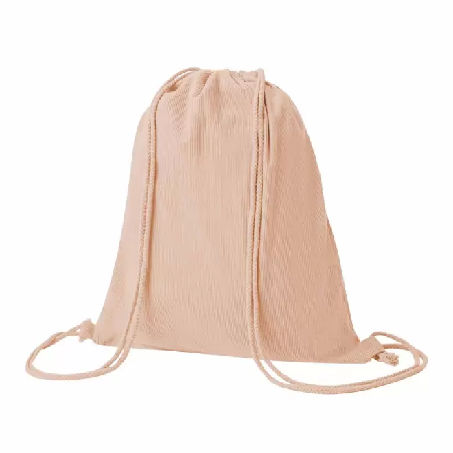 SAC A DOS PERSONNALISABLE EFFET VELOURS 'ZURI' - naturel