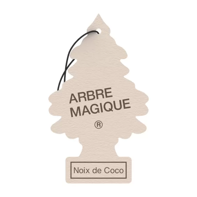 DESODORISANT ARBRE MAGIQUE PERSONNALISABLE 'SAPIN' - noix de coco