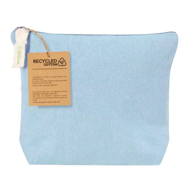 TROUSSE DE TOILETTE PERSONNALISABLE 'PRAVA' - bleu clair