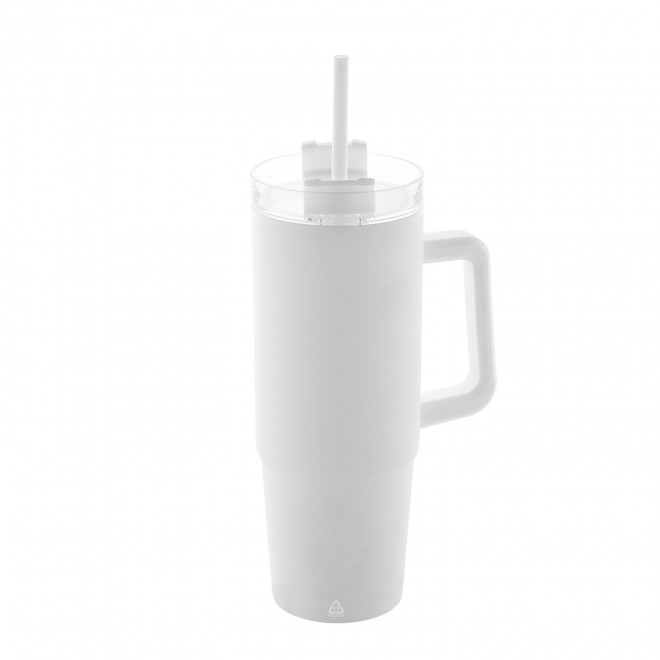 MUG RECYCLE RCS PERSONNALISABLE 900ML 'TENDENZI' - blanc