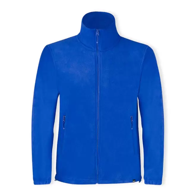 VESTE POLAIRE ZIPPEE PERSONNALISABLE RPET 280GR 'CORALI' - bleu