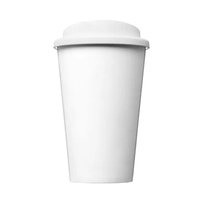 GOBELET PERSONNALISABLE AMERICANO® QUADRI 'IBON RECYCLE' - blanc