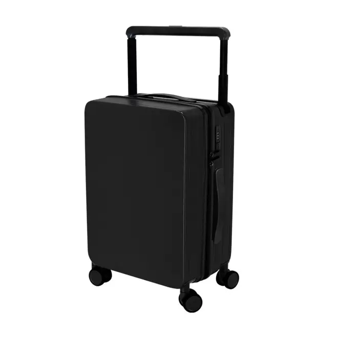 VALISE TROLLEY RIGIDE PERSONNALISABLE 'BINON' - noir